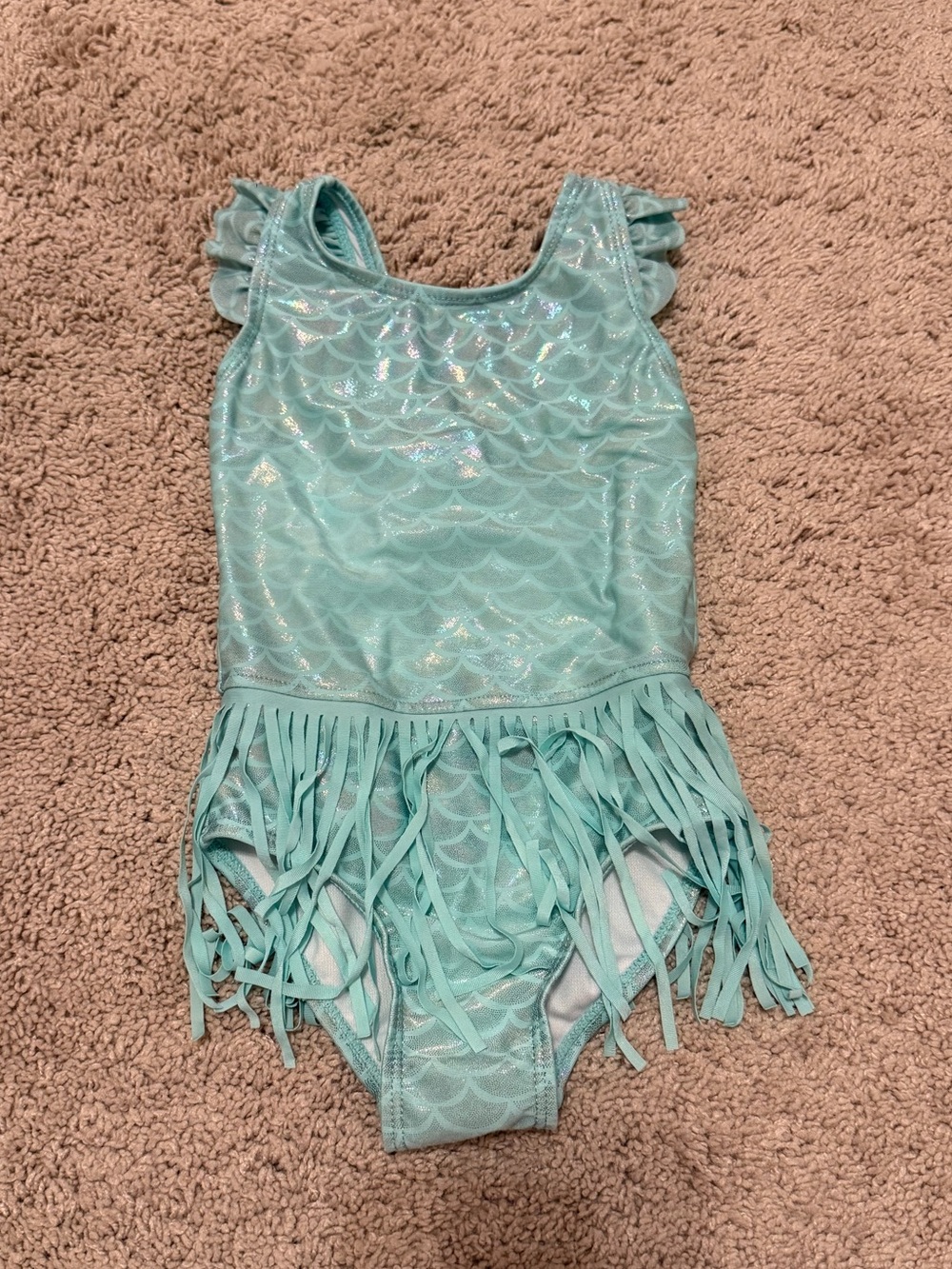 Flap Happy Mint Green Ruffle Toddler Swimsuit